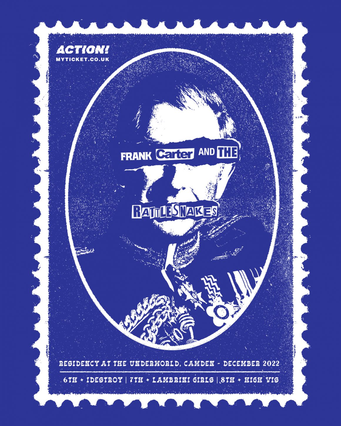 Frank Carter & The Rattlesnakes have announced a three-night residency at Camden’s The Underworld Frank Carter & The Rattlesnakes have announced a three-night residency at Camden’s The Underworld