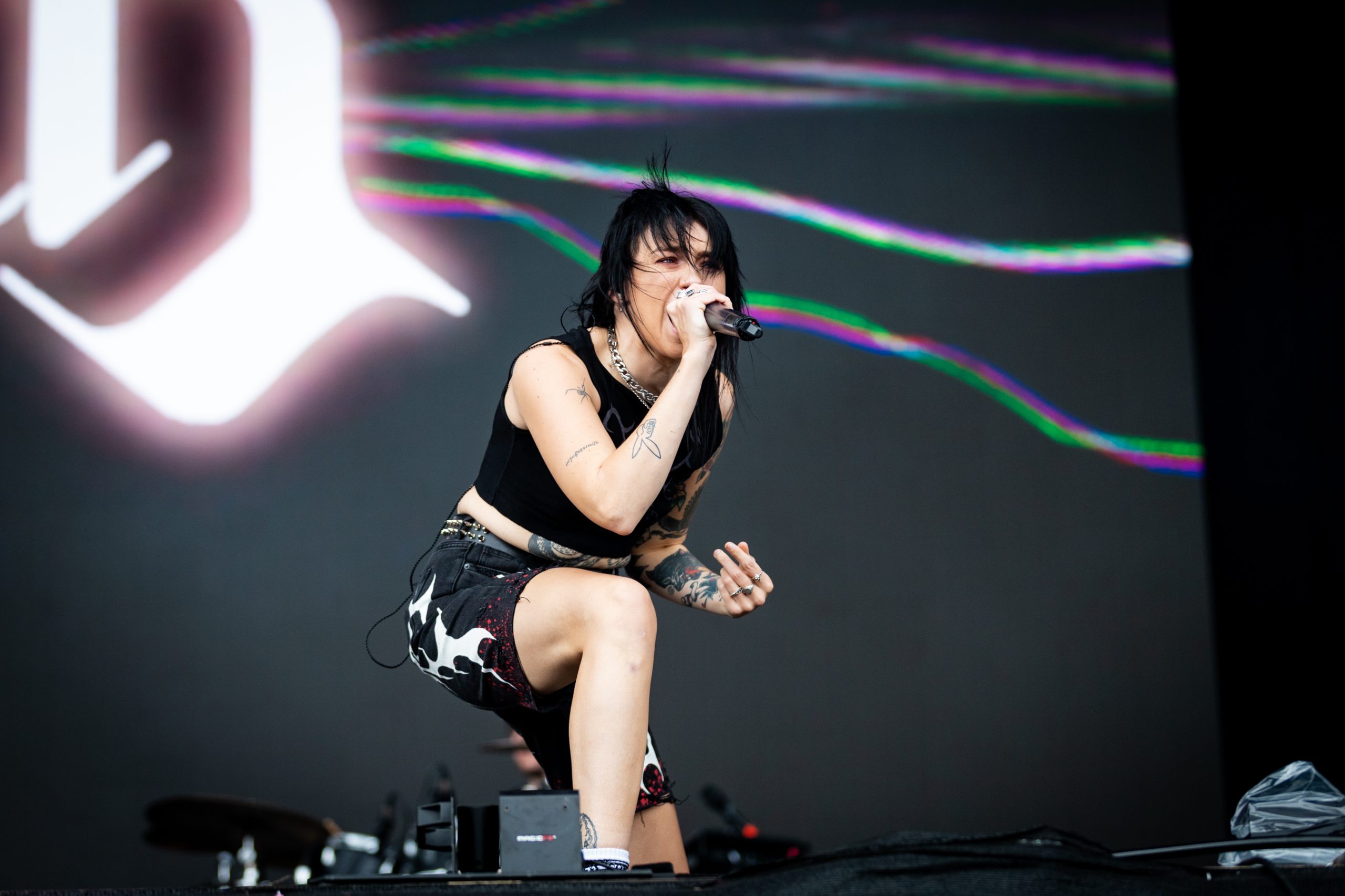 Hot Milk leave the stage with the crowd chanting their name at Reading 2023