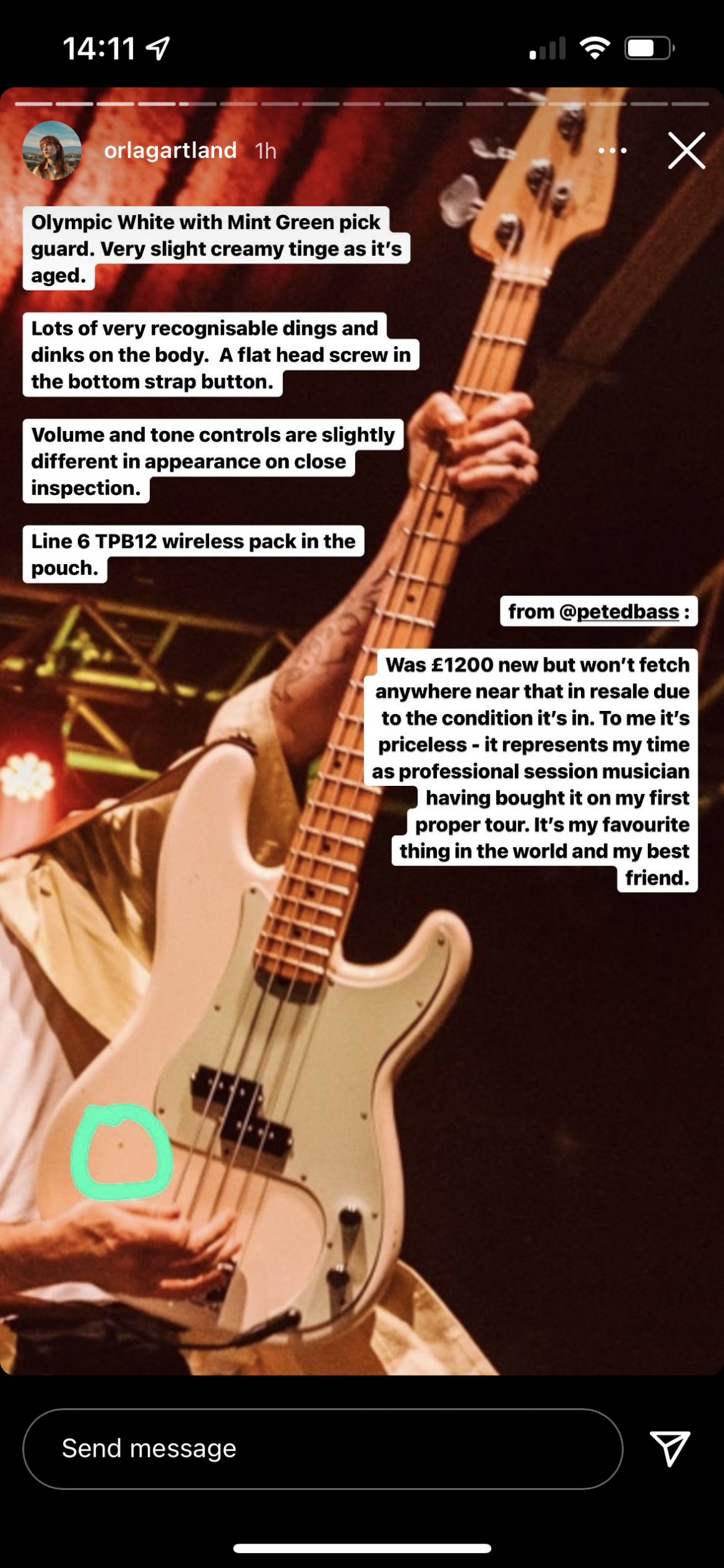 Orla Gartland has had a whole bunch of gear stolen on tour - here's a list of what was taken