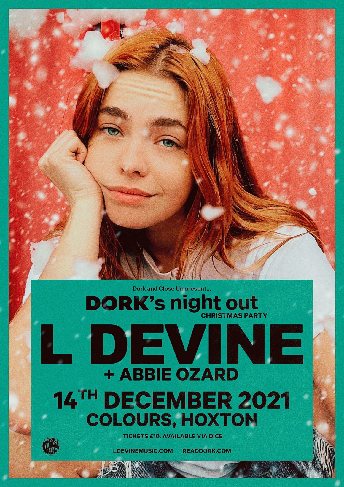 Abbie Ozard has returned with a new single, 'Grown' - and she's playing the Dork's Night Out Christmas Party too!