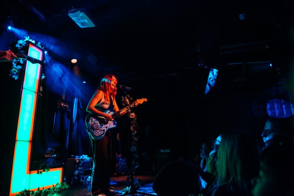L Devine and Abbie Ozard celebrate the most wonderful time of the year at the Dork's Night Out Christmas Party