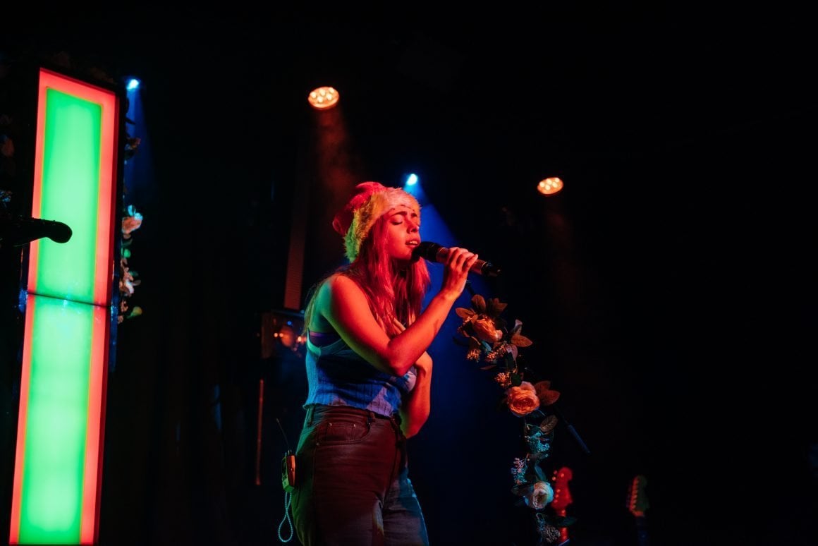 L Devine and Abbie Ozard celebrate the most wonderful time of the year at the Dork's Night Out Christmas Party