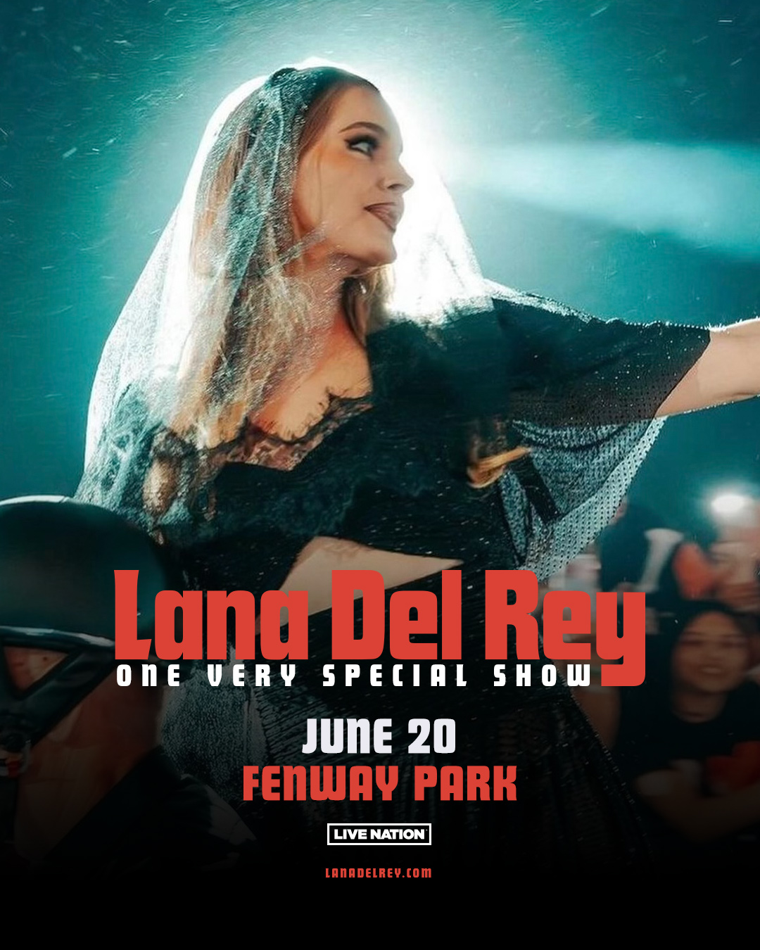 Lana Del Rey has announced her first US stadium headline show in Boston