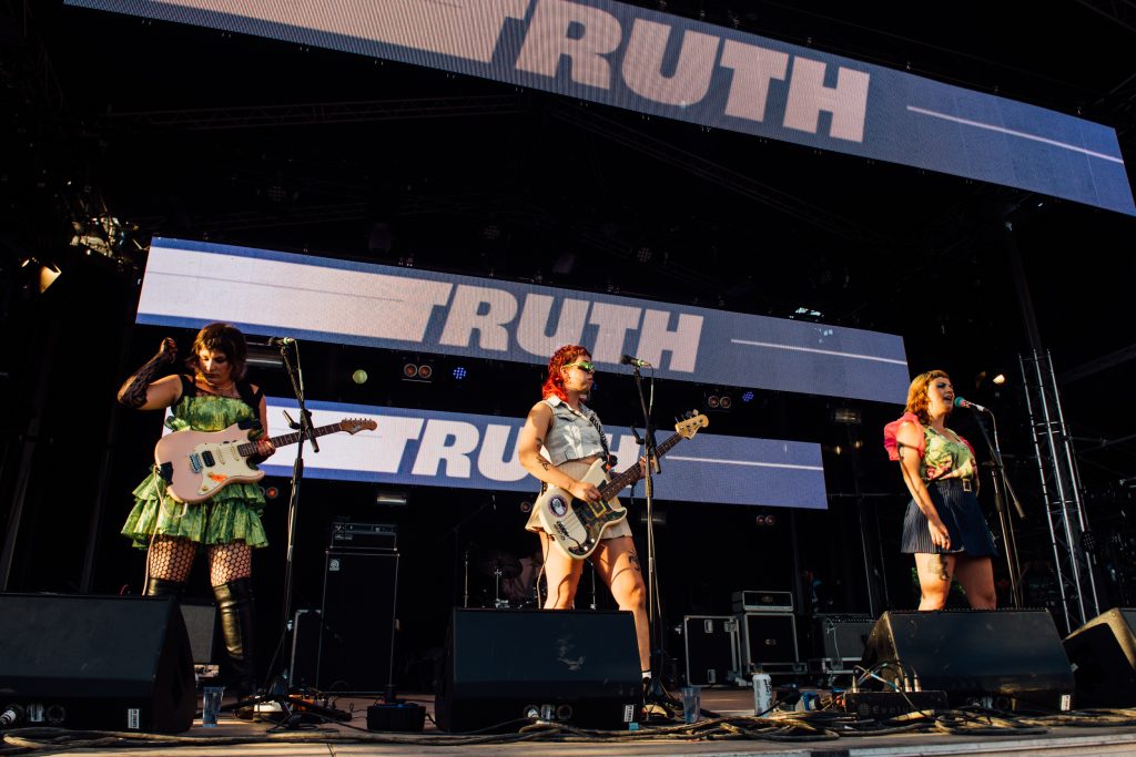 Panic Shack prove they're one of the most exciting new bands at Glastonbury 2023 - photos