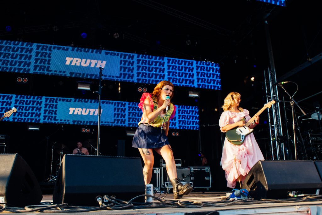 Panic Shack prove they're one of the most exciting new bands at Glastonbury 2023 - photos