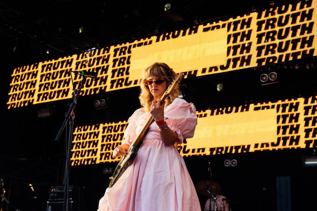 Panic Shack prove they're one of the most exciting new bands at Glastonbury 2023 - photos