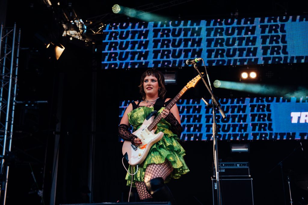 Panic Shack prove they're one of the most exciting new bands at Glastonbury 2023 - photos