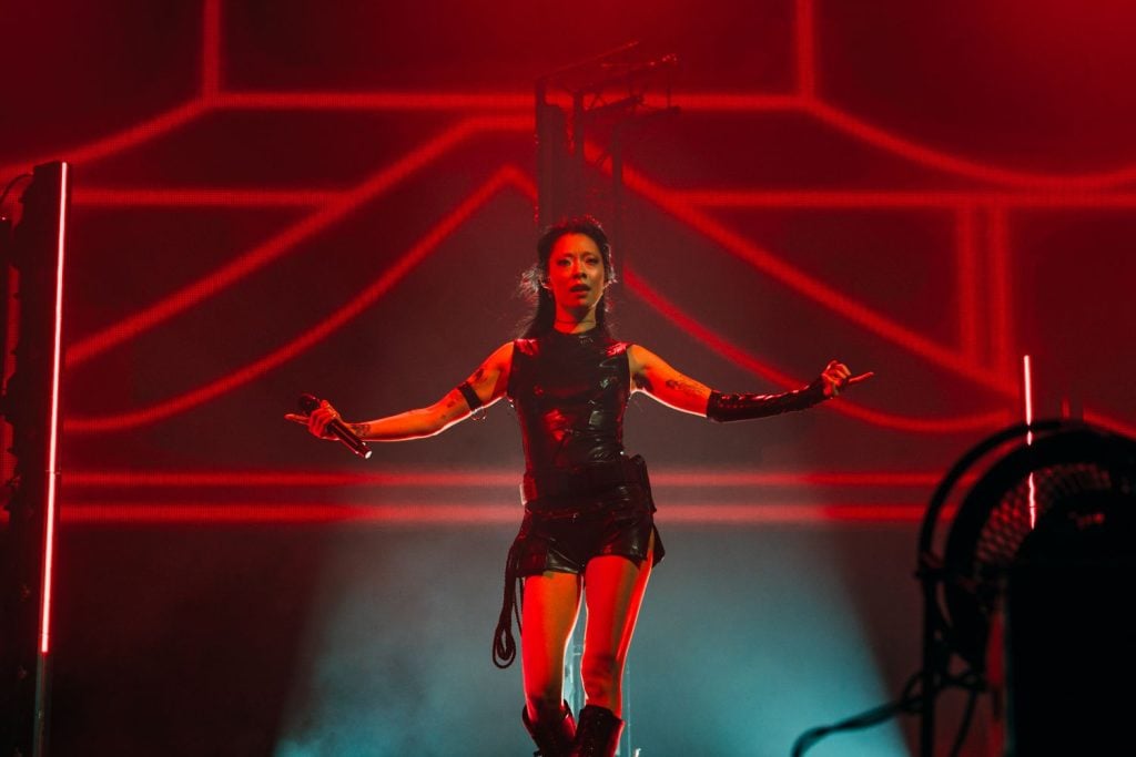 Rina Sawayama delivers a stunning set as Lizzo, Shame, Maggie Rogers, The Last Dinner Party and more impress on Saturday at Glastonbury 2023