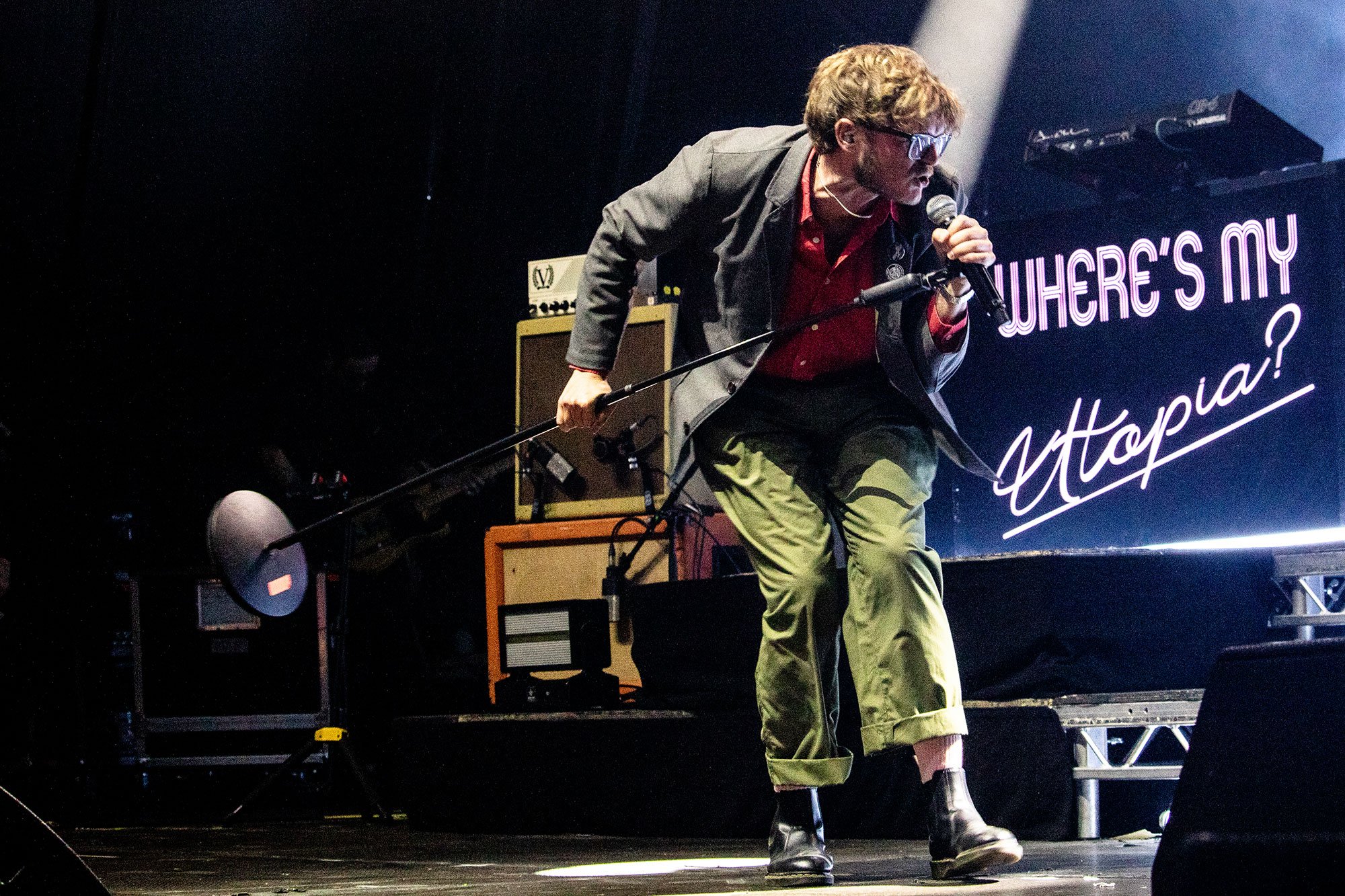 Yard Act at Leeds' Millennium Square is an emotional and special gig for the band and crowd alike