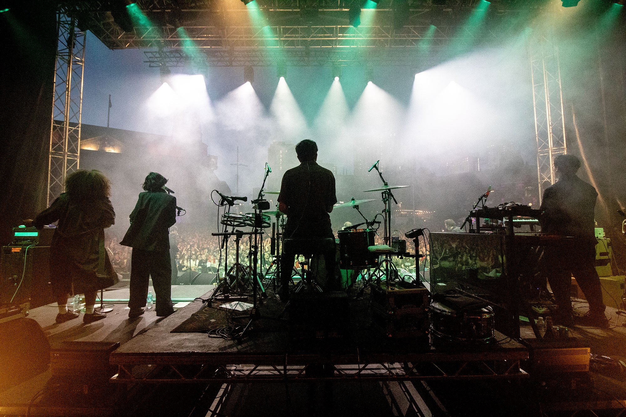 Yard Act at Leeds' Millennium Square is an emotional and special gig for the band and crowd alike