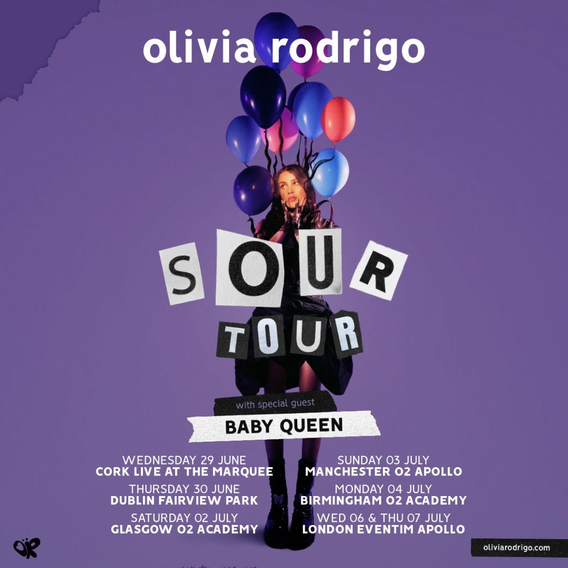 Olivia Rodrigo and Baby Queen are touring the UK and Ireland together next year