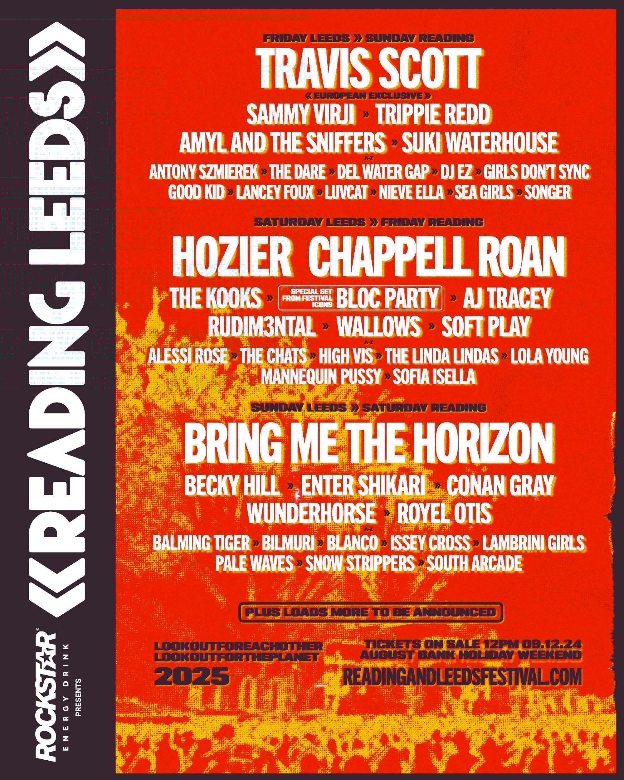 Travis Scott and Chappell Roan to headline Reading and Leeds Festival 2025 Travis Scott and Chappell Roan to headline Reading and Leeds Festival 2025
