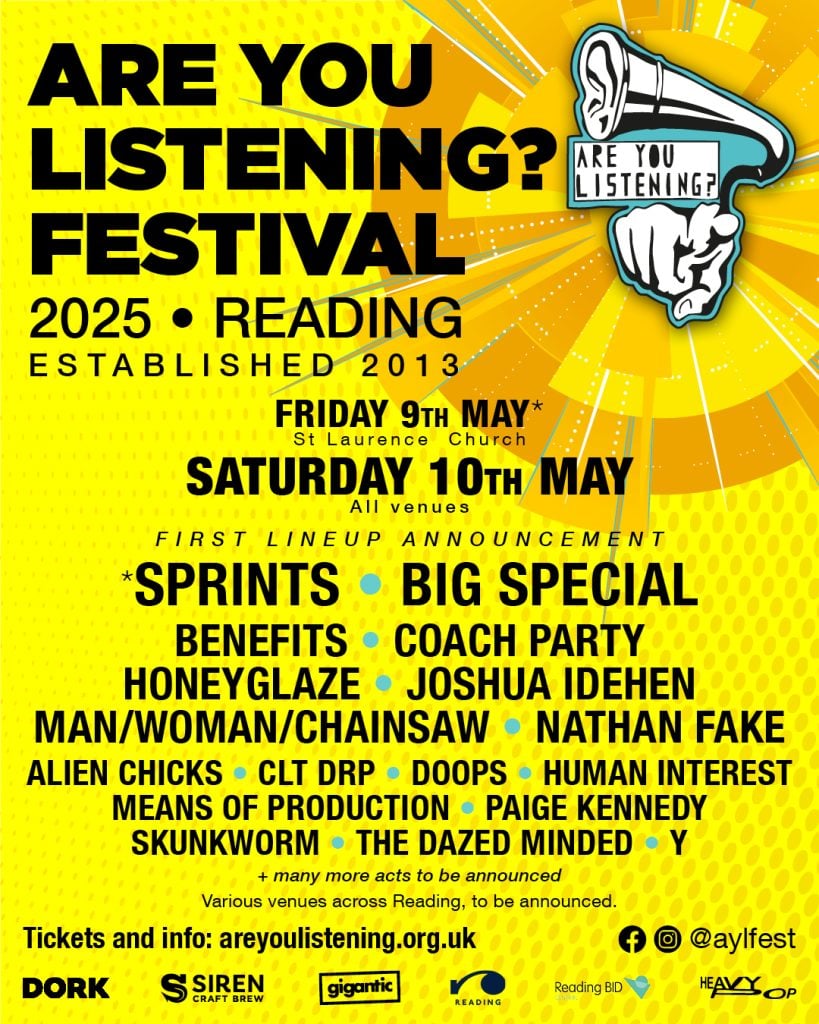 Are You Listening? Festival is back for 2025, with Sprints, BIG SPECIAL and more