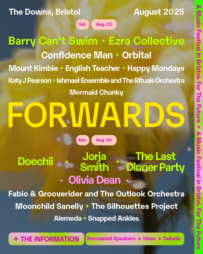 Forwards Festival has confirmed five headliners for 2025, including Jorja Smith, Doechii and The Last Dinner Party Forwards Festival has confirmed five headliners for 2025, including Jorja Smith, Doechii and The Last Dinner Party