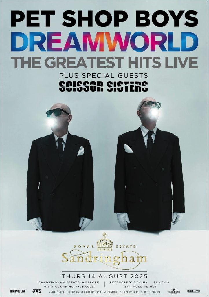 Pet Shop Boys are going to play a greatest hits show at Sandringham Estate, with support from Scissor Sisters Pet Shop Boys are going to play a greatest hits show at Sandringham Estate, with support from Scissor Sisters