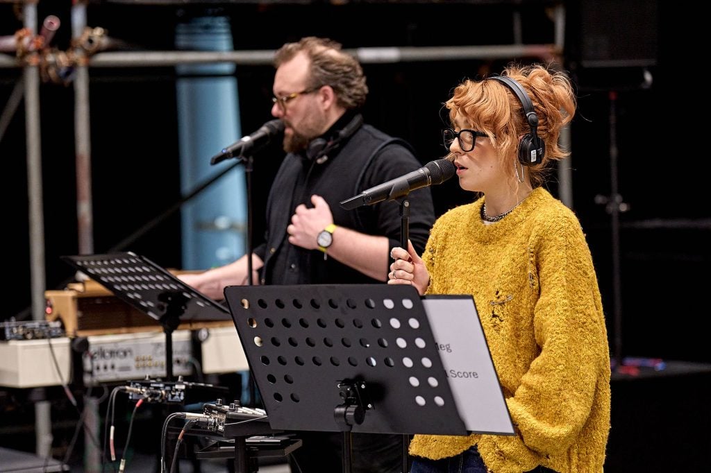 Check out the first rehearsal photos from the new Radiohead-featuring theatrical adaption of Hamlet, 'Hamlet Hail To The Thief' Check out the first rehearsal photos from the new Radiohead-featuring theatrical adaption of Hamlet, 'Hamlet Hail To The Thief'