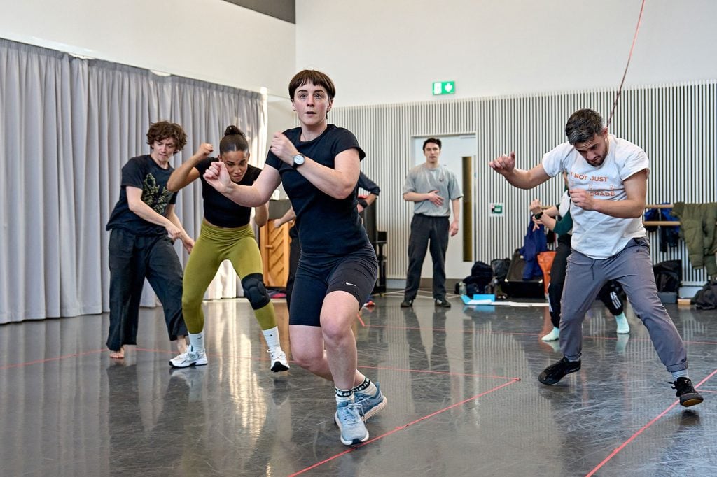 Check out the first rehearsal photos from the new Radiohead-featuring theatrical adaption of Hamlet, 'Hamlet Hail To The Thief' Check out the first rehearsal photos from the new Radiohead-featuring theatrical adaption of Hamlet, 'Hamlet Hail To The Thief'
