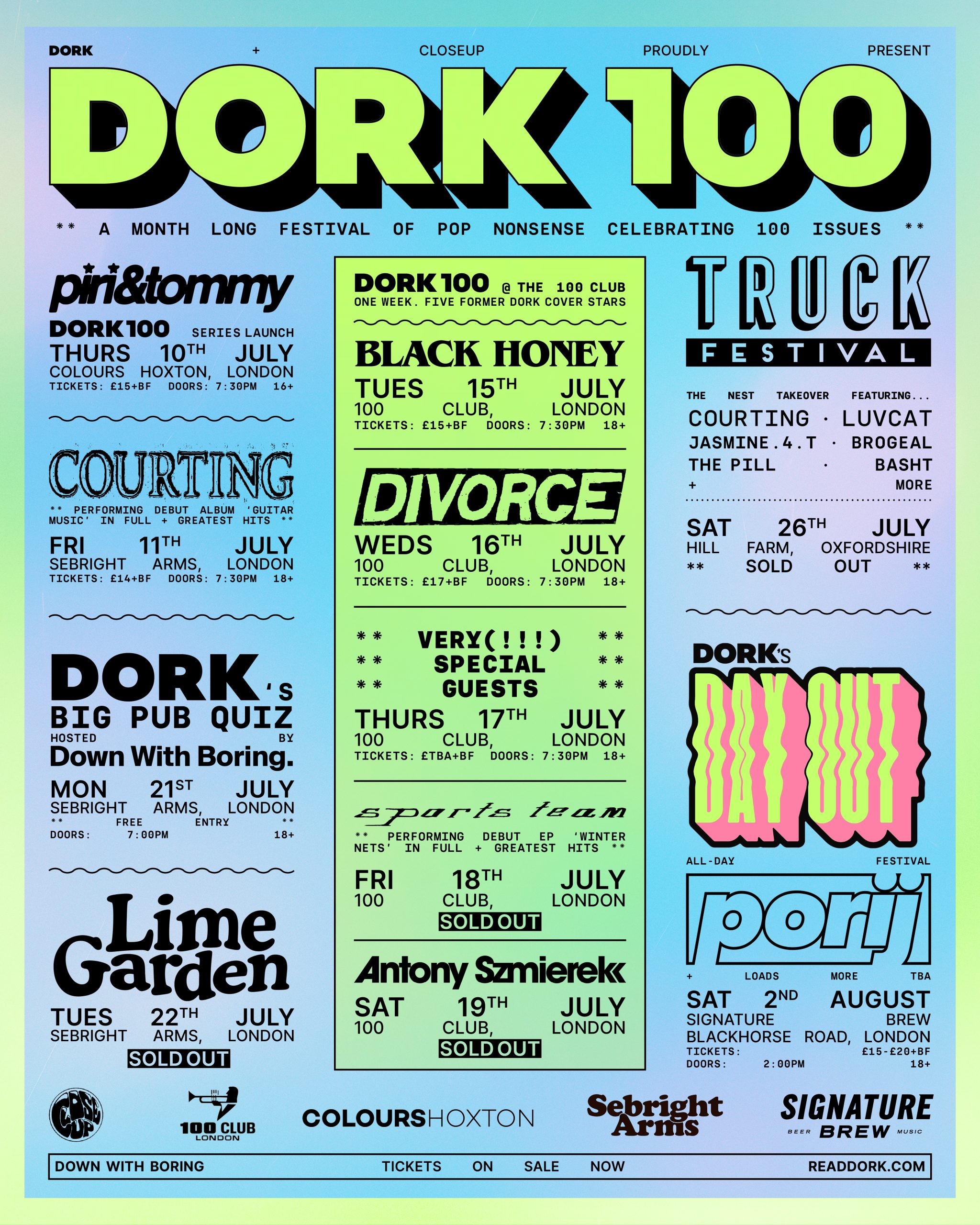 Porij are headlining Dork's Day Out 2025 - grab tickets now Porij are headlining Dork's Day Out 2025 - grab tickets now