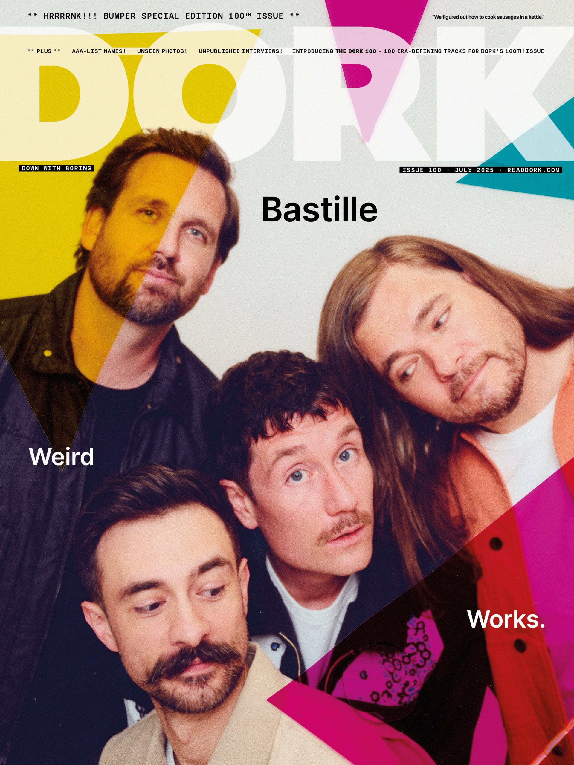 Introducing the 100th issue of Dork, with Bastille, Fontaines D.C. and CMAT! Introducing the 100th issue of Dork, with Bastille, Fontaines D.C. and CMAT!