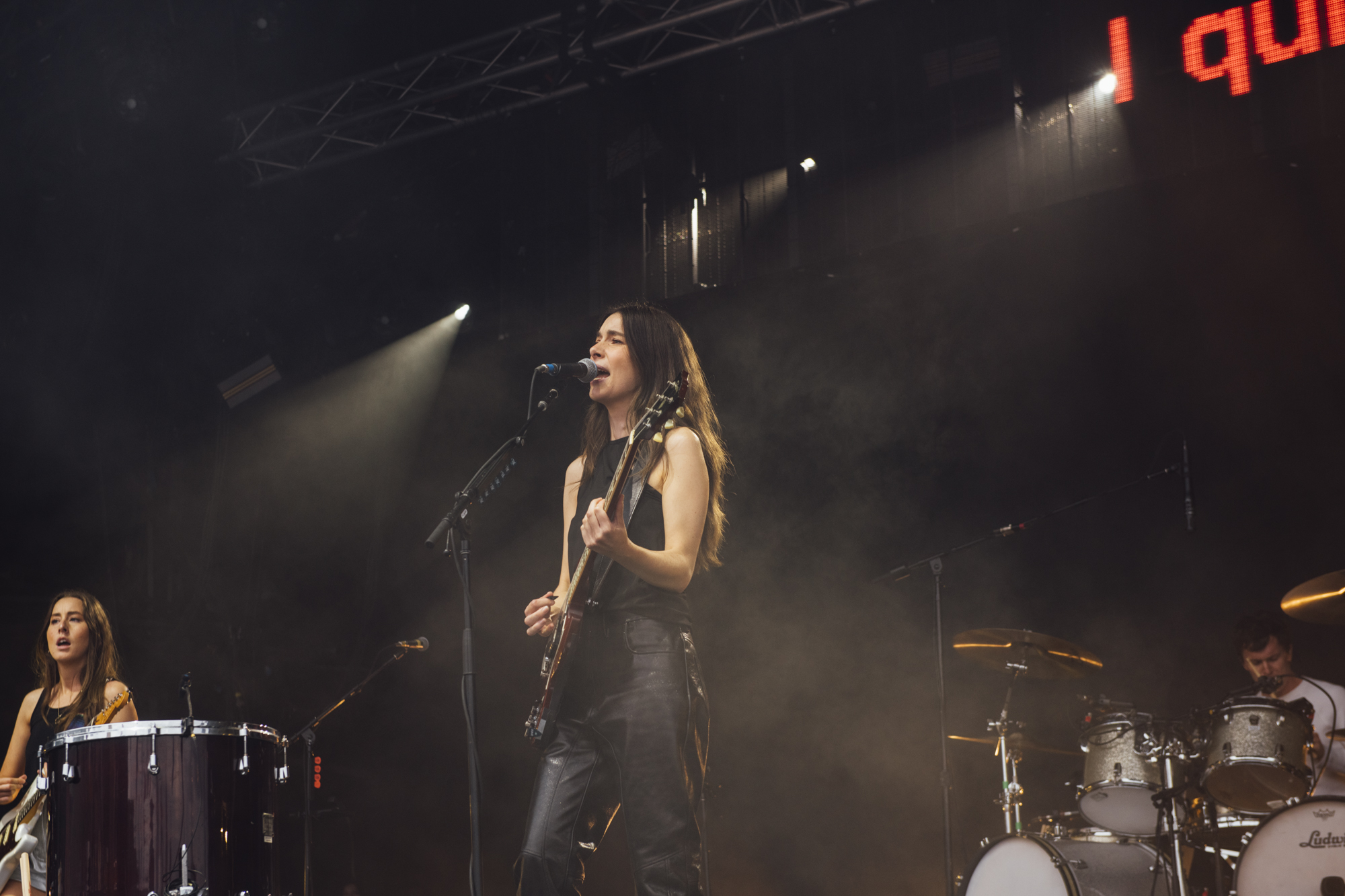 Haim continue to prove why they're becoming as essential to Glastonbury as the Pyramid Stage itself