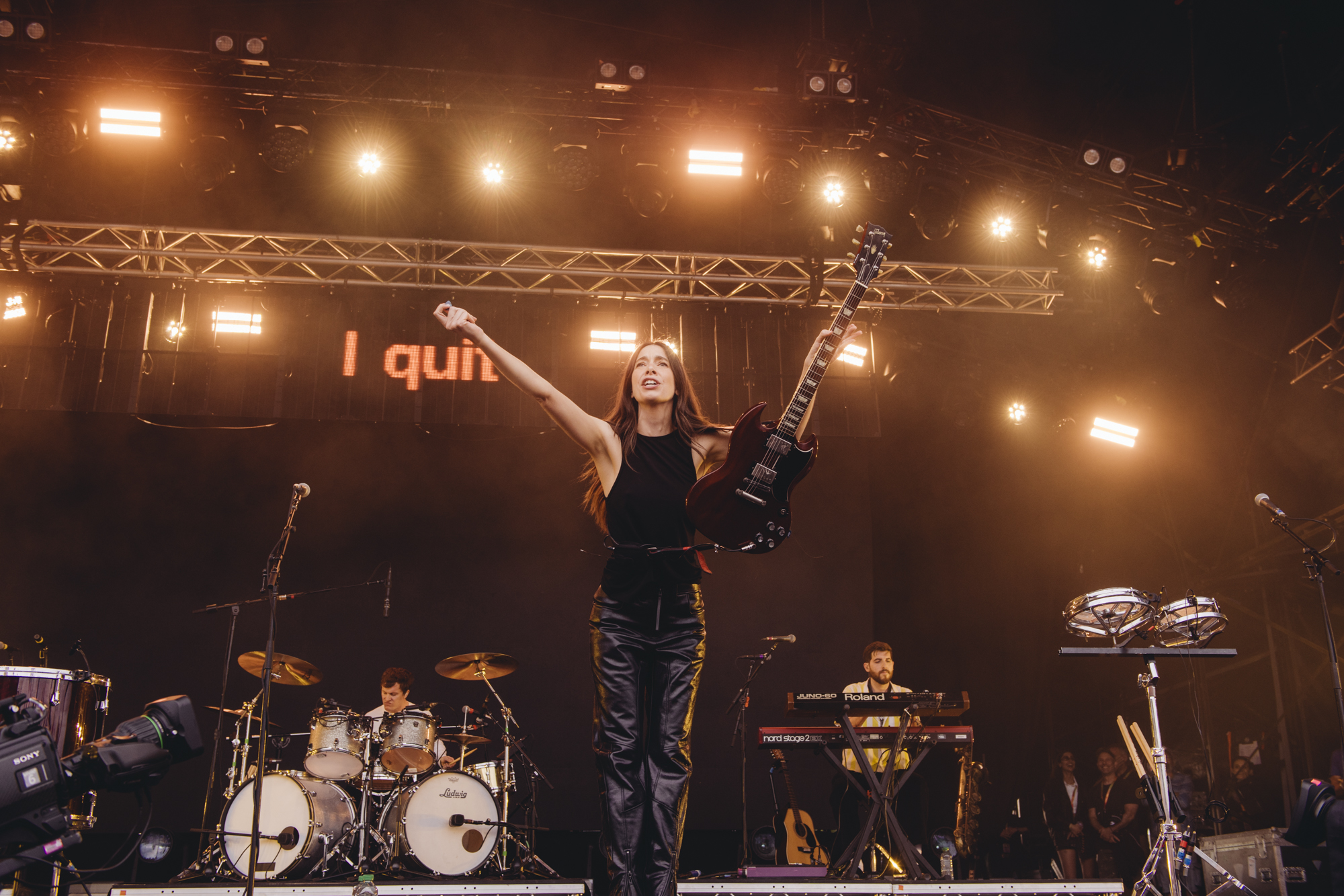 Haim continue to prove why they're becoming as essential to Glastonbury as the Pyramid Stage itself